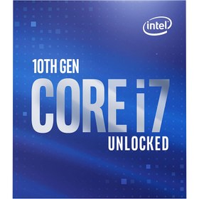 تصویر سی پی یو بدون باکس اینتل مدل Core i7-10700K ا Intel Core i7-10700K Comet lake LGA 1200 Tray CPU Intel Core i7-10700K Comet lake LGA 1200 Tray CPU