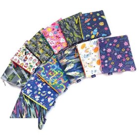 تصویر پاکت پارچه ای A4 زیپ دار فانتزی زوم کدZ-676514- یک بسته 6 تایی (فروش عمده) 