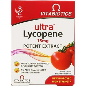 تصویر قرص اولترا لیکوپن ویتابیوتیکس 30 عدد Vitabotics Ultra Lycopene 30 Tabs