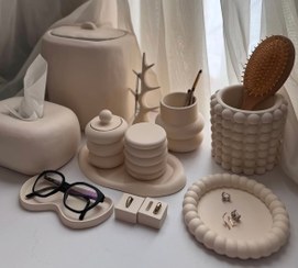 تصویر ست اوپال رز - کرم روشن / جا عینکی 