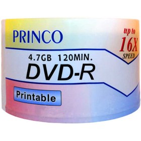 تصویر دی وی دی خام پرینکو بسته 50 عددی Princo DVD-R Pack of 50