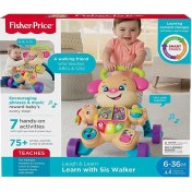 تصویر واکر پاپی صورتی آموزشی Fisher Price 