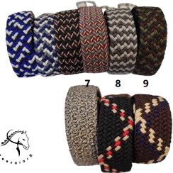 تصویر کمر بند بافت کشی طرح دار (کد 0056) 