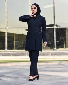 تصویر مانتو شلوار اداری دامون 