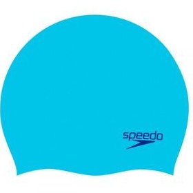 تصویر کلاه شنا آبی مردانه و زنانه CAP SILC JU BLU اورجینال اسپیدو SPEEDO 