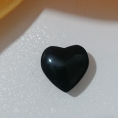 تصویر مگنت روسری آهنربایی قلب مشکی 4961 