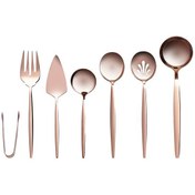 تصویر سرویس کفگیر ملاقه 7 پارچه کاراجا مدل Orion رزگلد 