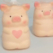 تصویر فیجت اسکوشی خوک نشسته 