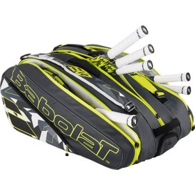 تصویر ساک تنیس بابولات مدل Babolat Pure Aero 12 Pack Bag 2023 (12 راکته) ساک تنیس آلکاراس ( 12 راکته )