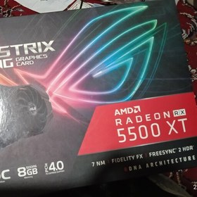 تصویر کارت گرافیک ایسوس RX 5500xt 