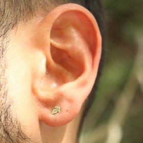 تصویر پیرسینگ نقره فلش 