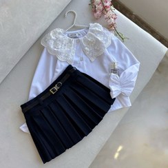 تصویر شومیز سفید دخترانه النا 