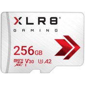 تصویر کارت حافظه MicroSDXC پی ان وای مدل XLR8 Gaming کلاس 10 V30 ظرفیت 256 گیگابایت PNY XLR8 Gaming MicroSDXC V30 Flash Card - 256GB