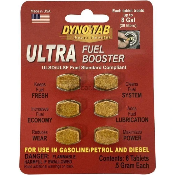 خرید و قیمت بسته 6 عددی قرص اکتان بنزین داینوتب مدل Dynotab HP Octane