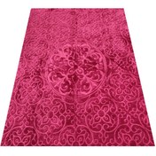 تصویر پتو گلبافت مدل فلورا سایز ۱۶۰×۲۲۰ سانتی متر یکنفره 