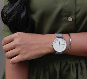 تصویر دستبند استیل رنگ ثابت Daniel Wellington Code: D242