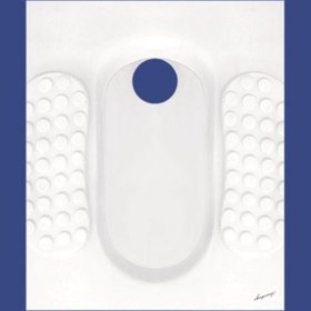 تصویر توالت ایرانی آرمیتاژ مدل آوا تخت و گود ریم بسته 