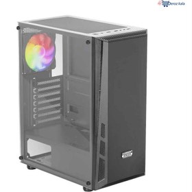 تصویر کیس کامپیوتر آماده دانش آموزی مدل B002 Green Arad assemble Computer Case Suitable For Students