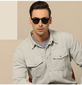 تصویر John Jacobs : عینک آفتابی JJ Tints Full Rim Wayfarer عینک آفتابی پلاریزه و محافظت شده در برابر اشعه ماوراء بنفش JJ S13227 - : تاریخ تحویل: 3 تا 5 روز کاری عینک آفتابی JJ Tints Full Rim Wayfarer عینک آفتابی پلاریزه و محافظت شده در برابر اشعه ماوراء بنفش JJ S13227 - 53mm - خاکستری