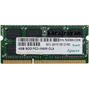 تصویر رم لپ تاپ 4 گیگ Apacer DDR3-1333-10600 MHz 1.5V 