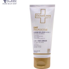 تصویر کرم روز ضد چروک و ضد لک پوست درمدن Dermeden Day Protocole Cream SPF 50⁺ 50ml Oily Skin