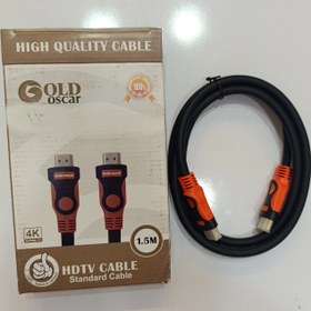 تصویر کابل HDMI 4KOSCAR GOLD طول 1/5 متر 