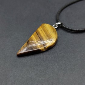 تصویر گردنبند سنگ چشم ببر (کدA708) 