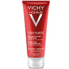 تصویر ژل شوینده صورت ویشی VICHY homme code purete 