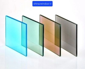 تصویر شیشه دوجداره گاز آرگون رفلکس دودی 