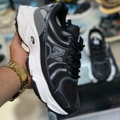 تصویر کفش اسپرت مردانه نیو بالانس سایز ۴۰ تا ۴۱ رنگ مشکی و طوسی و کرم 