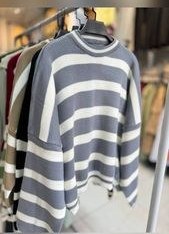 تصویر بلیز بافت زنانه راه راه پینترستی 