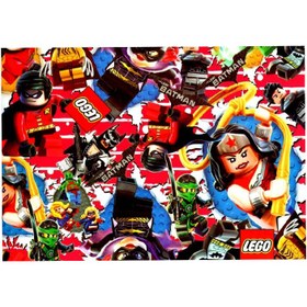 تصویر کاغذ کادو گلاسه لگو 