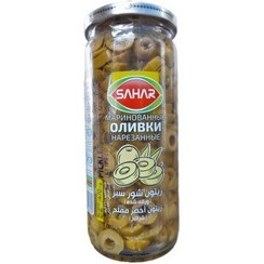 تصویر زیتون 500 گرم ورقه ای سحر 