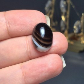 تصویر نگین سنگ اونیکس سلیمانی معدنی کد 60427 