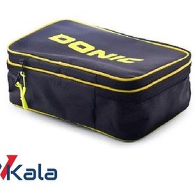 تصویر کیف راکت دونیک دو زیپ زرد 