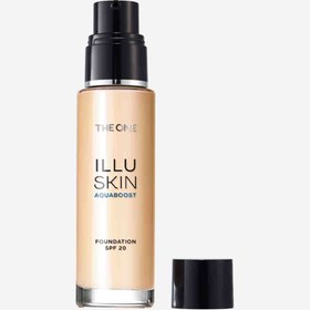 تصویر کرم پودر ایلواسکین آکوا بوست دوان 40827 وانیلی طبیعی THE ONE Illuskin Aquaboost Foundation SPF 20 Vanilla Neutral 40827 30 ml