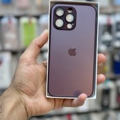 تصویر کاور محافظ آیفون 14 پرو مدل سیلیکونی دور فریم سخت با محافظ لنز و پشتیبانی از مگ‌سیف - GOLD 