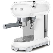 تصویر اسپرسو ساز اسمگ مدل ECF01 سفید ا Smeg ECF01 espresso maker Smeg ECF01 espresso maker