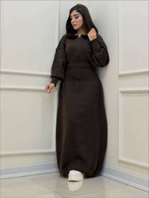 تصویر بافت کلاه دار ساعت شنی - یشمی 