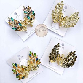 تصویر کلیپس فلزی زایا مدل طاووس 