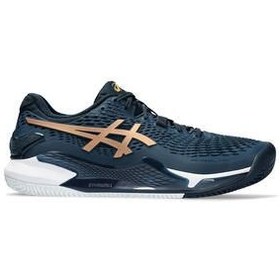 تصویر Asics GEL Resolution 9 Clay مردانه's Navy Blue Tennis کفش 1041A475 960 