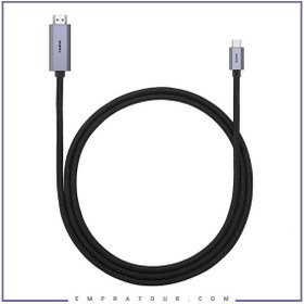 تصویر کابل تبدیل USB-C به HDMI باسئوس مدل WKGQ010201 Baseus WKGQ010201 adapter cable USB Type C to HDMI 2.0