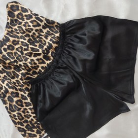 تصویر تاپ شورتک پلنگی 