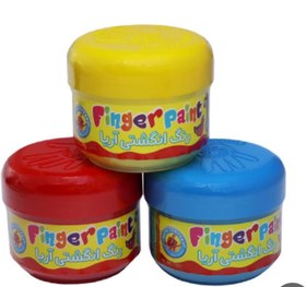 تصویر رنگ انگشتی آریا Aria's finger paint