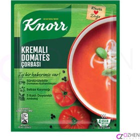 تصویر سوپ آماده ی گوجه فرنگی کنور همراه خامه 69 گرم knorr tomato soup with cream 6gr