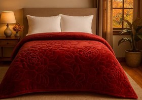 تصویر پتوی سارینا تکرنگ یکنفره 