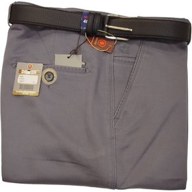 تصویر شلوار کتان - طوسی / 52 