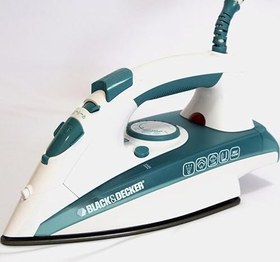 تصویر Black & Decker 1750W Steam Iron Ceramic Coated Soleplate with Anti Calc Drip Self Clean and Auto Shutoff, Removes Stubborn Creases Quickly Easily X1600-B5 2 Years Warranty Black & Decker 1750W Steam Iron Ceramic Coated Soleplate with Anti Calc Drip Self Clean and Auto Shutoff, Removes Stubborn Creases Quickly Easily X1600-B5 2 Years Warranty