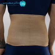 تصویر شکم بند حوله ای پاک سمن کد 062 سایز Paksaman Terrycloth Tummy Support Code 062 size M