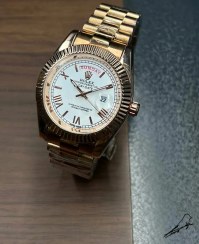 تصویر رولکس دی‌دیت مسی صفحه سفید (ROLEX) 